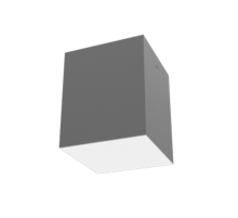 Светодиодный светильник DL-Box накладной 24 Вт 3000 К 140x140x170 мм RAL7045 серый муар с рассеивателем опал DALI  V1-R0-70819-20D01-2002430  VARTON