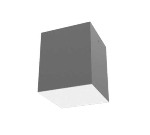 Светодиодный светильник DL-Box накладной 24 Вт 3000 К 140x140x170 мм RAL7045 серый муар с рассеивателем опал DALI  V1-R0-70819-20D01-2002430  VARTON