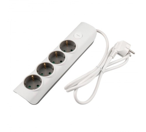 Удлинитель ET-04-500W (4 x 5,0) заземл., выкл.  .5051836  Jazzway