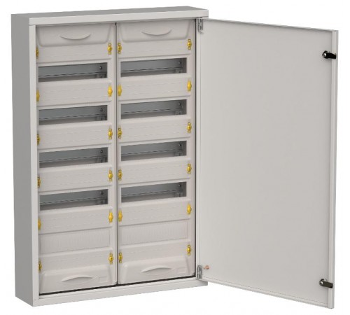 TITAN 5 Корпус металлический ЩРн-120 (2х60) 835х570х140 IP31 сер  TI5-50-N-2X060-31-7035  IEK