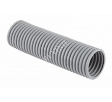 Труба гибкая гофрированная ПВХ 63мм без протяжки лёгкая (15м) серый  16300  Рувинил