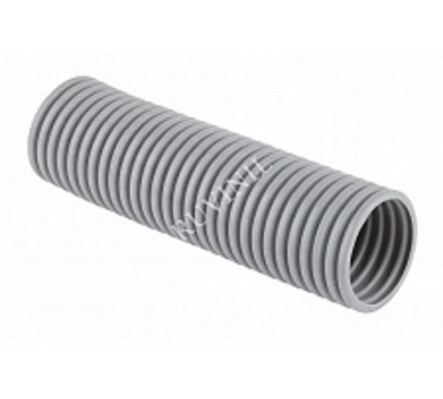 Труба гибкая гофрированная ПВХ 63мм без протяжки лёгкая (15м) серый  16300  Рувинил