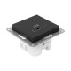 Механизм розетки USB-A+С, чёрный Эпика EKF  UP1-SOB-USBA+USBC  EKF