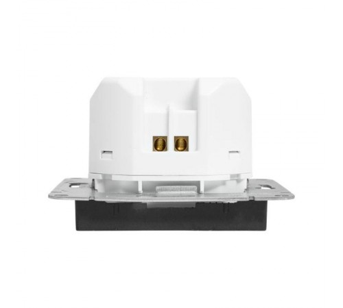 Механизм розетки USB-A+С, чёрный Эпика EKF  UP1-SOB-USBA+USBC  EKF