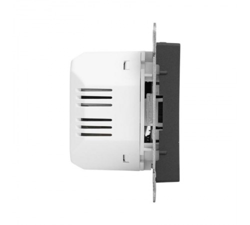 Механизм розетки USB-A+С, чёрный Эпика EKF  UP1-SOB-USBA+USBC  EKF