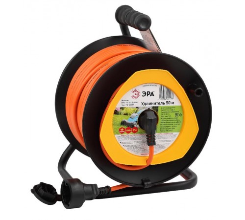 Удлинитель силовой ЭРА RPx-1e-3x1.5-50m на п. катушке c/з 50м 1 гн ПВС 3х1.5  Б0046840  ЭРА