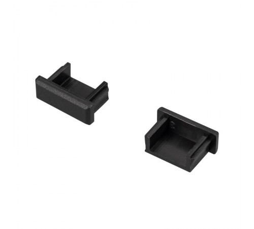 Заглушка для алюминиевого профиля  для MIC черная глухая  020919  Arlight