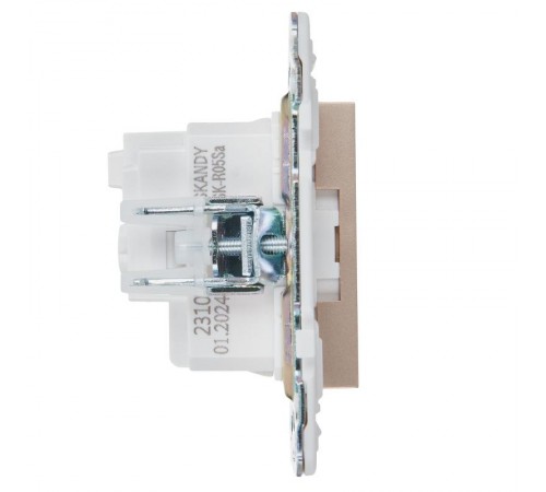 SKANDY Розетка с з/к без з/ш 16А SK-R05Sa песочный  SK-R11-16-K98  IEK