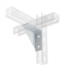 Уголок двойной усиленный левый, INOX 304  IBMC1022C  DKC