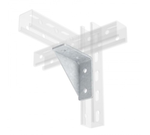 Уголок двойной усиленный левый, INOX 304  IBMC1022C  DKC