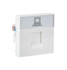 Розетка RJ45, категории 5е (ширина 2 модуля)  E2MK015E-135-10  EKF