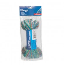 Шнур вязанно-плетенный ПП 5 мм хозяйств., цветной, 20 м  139945  Tech-KREP