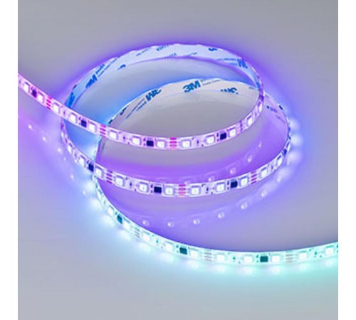 Светодиодная лента герметичная SPI-SE-B60-10mm 12V RGB-PX3-BPT (12 W/m, IP65, 5060, 5m) (Arlight, бегущий огонь)  039597  Arlight