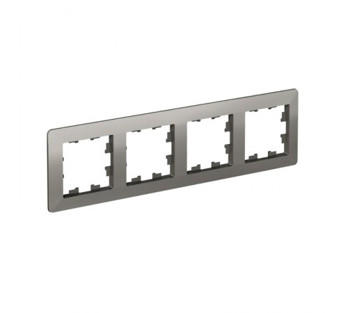 AtlasDesign Air Рамка 4-ая, Сталь / Дымчатый Черный  ATN220904  SE