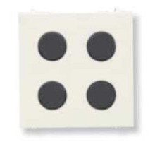 SR-4-N2BL Центральная плата 4-кнопочная free@home, Zenit, белый  SR-4-N2BL   2CLA222640N1102  ABB