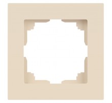 Рамка для розеток и выключателей Intro Accent 6-501-02 на 1 пост, СУ, слоновая кость  Б0063736  Intro
