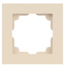 Рамка для розеток и выключателей Intro Accent 6-501-02 на 1 пост, СУ, слоновая кость  Б0063736  Intro