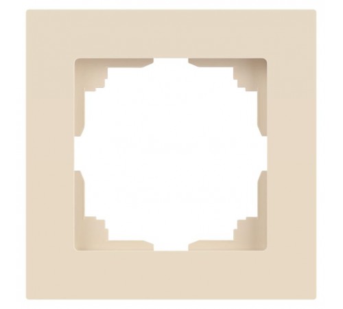 Рамка для розеток и выключателей Intro Accent 6-501-02 на 1 пост, СУ, слоновая кость  Б0063736  Intro