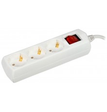 Удлинитель У03В 3 места 2P+PE/1,5м 3х1мм2 10А/250В   WYP10-10-03-D15-ZK-G  GENERICA