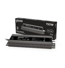 Блок питания 150W 24V IP66 1/40  202022150  Gauss