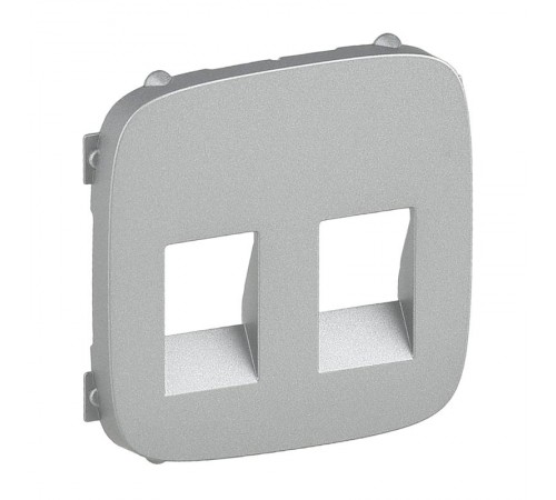 Valena ALLURE Алюминий Накладка 2-ой Аудиорозетки  755377  Legrand
