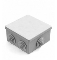 Коробка распаячная для наружнего монтажа с защелкивающейся крышкой, 6 гермовводов,100х100х50мм, IP55  8820014  CHINT