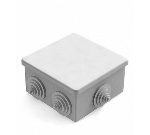 Коробка распаячная для наружного монтажа, 6 гермовводов, 85х85х40мм, IP44  8820013  CHINT