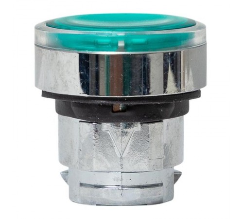 Механизм исполнительный кнопки XB4 зеленый плоский возвратный без фиксации, с подсветкой IP65  XB4BW-G-65  EKF