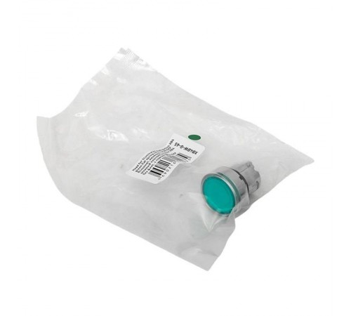 Механизм исполнительный кнопки XB4 зеленый плоский возвратный без фиксации, с подсветкой IP65  XB4BW-G-65  EKF