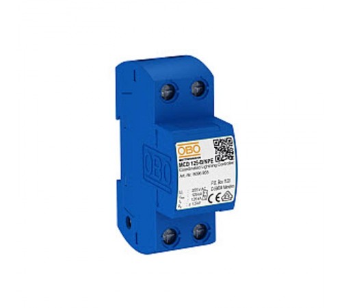 Устройства защиты от импульсных перенапряжений УЗИП для силовых сетей NPE (Класс I), 255 В (MCD 125-B NPE)  5096865  OBO Bettermann