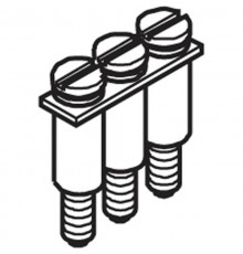 Перемычка BJM4 IP00 для DR1,5/4 10 пол.  1SNA205738R1100  TE