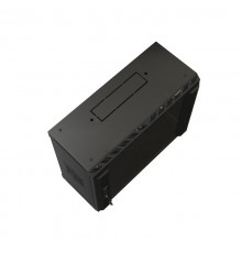 TWS-2225-GP-RAL9004 Шкаф настенный 19-дюймовый (19"), 22U, 1086х600х250, со стеклянной дверью, (собранный)  454661  Hyperline
