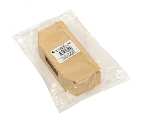 Бокс пластиковый навесной КМПН 1/2 светлое дерево индивидуальный штрих-код (ВхШхГ) 135х41х58 IP20 PROxima  pbm40-n-2-light  EKF