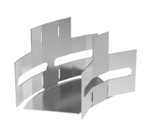 Угол горизонтальный изменяемый 0-45 градусов Стандарт INOX (AISI 304) 50х50  PR16.3583  Промрукав