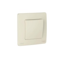 Blanca Молочный С/У IP44 Переключатель 1-клавишный (сх.6), 10AX, 250В  BLNVS410602   SE