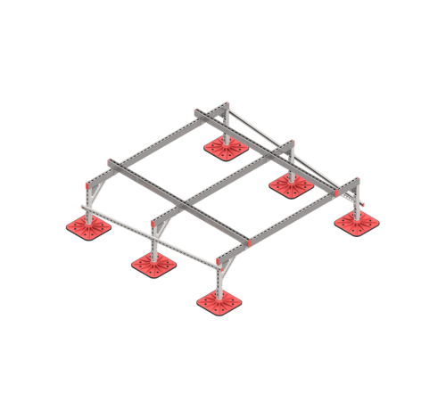 Опорная конструкция для установки оборудования TECHNORAPTOR FOOT 2000х2000 HD  KM-TR-F-SSEI-2000-2000 HD  КМ - профиль