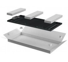 LINEA N Панель задняя 600мм шкафа 47U чер.  LN05-47U6X-ZM  ITK