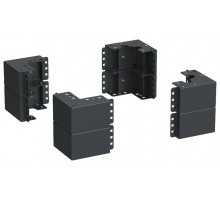 ITK LINEA S Уголок цоколя h=200мм чер. (8шт/компл)  LS-BC05-B0-02  ITK