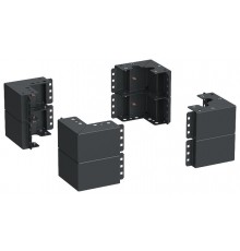 ITK LINEA S Уголок цоколя h=200мм чер. (8шт/компл)  LS-BC05-B0-02  ITK