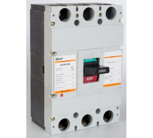 Силовой авт. выкл. 3P 630А ВА-305 35кА DEKraft  21017DEK  DEKraft