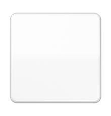 Клавиша для KNX кнопки, 1 группа; дюропласт; белый CD101WW Jung