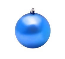 Елочная фигура Шар  10 см, цвет синий глянцевый  502-073  NEON-NIGHT