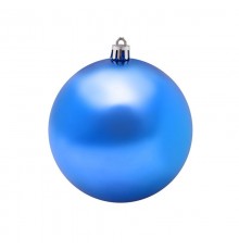 Елочная фигура Шар  10 см, цвет синий глянцевый  502-073  NEON-NIGHT