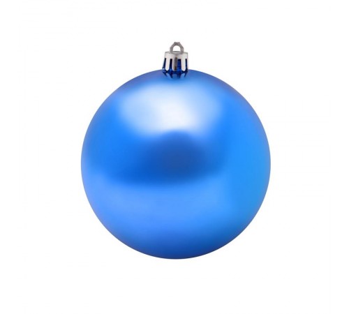 Елочная фигура Шар  10 см, цвет синий глянцевый  502-073  NEON-NIGHT