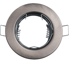 Светильник точечный под лампу GU5.3 NFS 93 014 NFS-R1-004-MR16-GU5.3 (Сатин-хром)  93014  Navigator