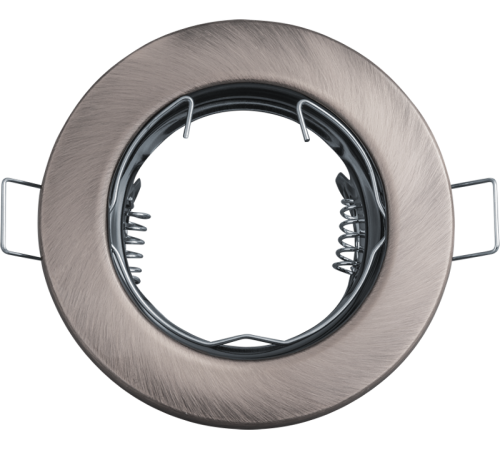 Светильник точечный под лампу GU5.3 NFS 93 014 NFS-R1-004-MR16-GU5.3 (Сатин-хром)  93014  Navigator