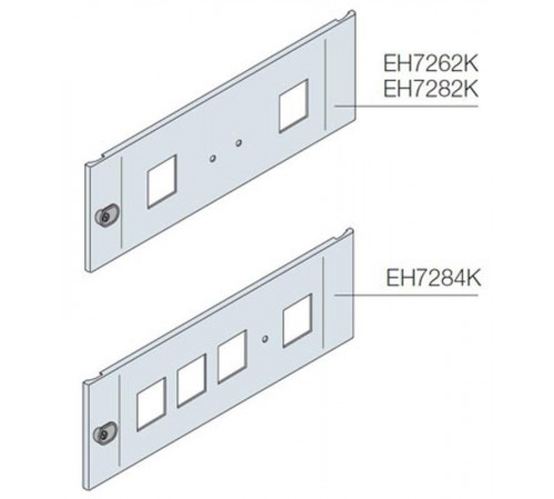 Дверь отсека под 4 изм устр-ва 96x96 200x800мм ВхШ  EH7284K  ABB