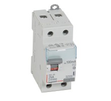 Выключатель дифференциальный (УЗО) DX3-ID 2п 25А 100мА тип AC  411514  Legrand