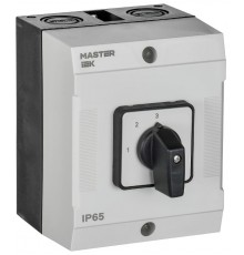 Переключатель кулачковый в боксе стандартная рукоятка 10А схема 82  MI-CS20-010-082  IEK