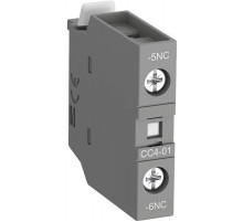 Блок контактный дополнительный CC4-01 (1НЗ с запаздыв) для контакторов AF09...AF38 и реле NF09...NF38  1SBN010111R1001  ABB